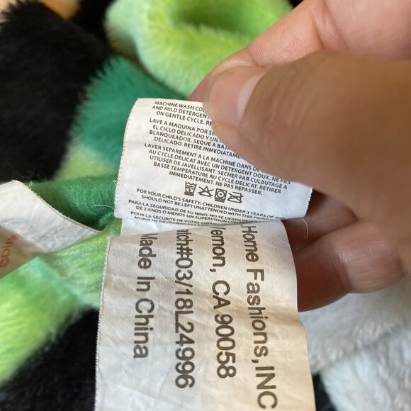 Y2K Disney Mickey Mouse Club House Baby Crib Blanket Goofy Donald Duck Flannel - Picture 4 of 7